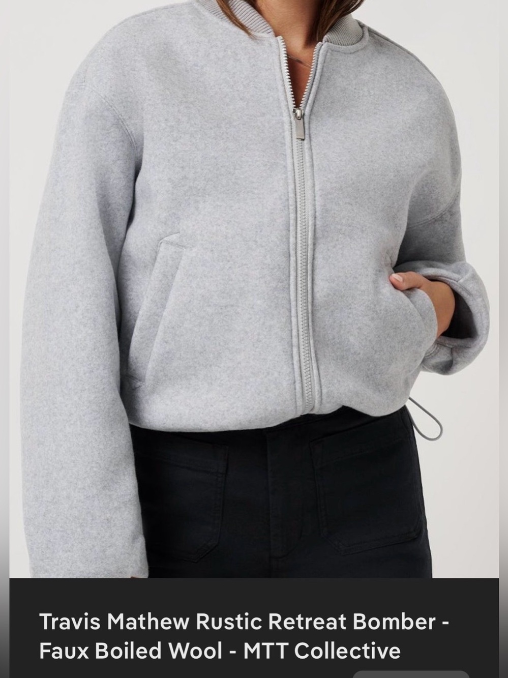 Travis Mathew Rustic Retreat Bomber - Picture 2 of 15